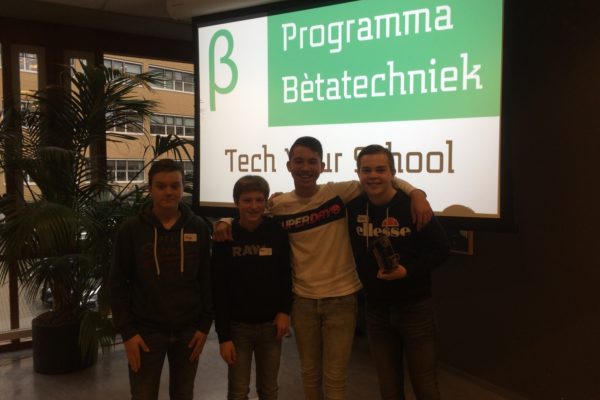Eerst en derde prijs finaledag Tech Your School