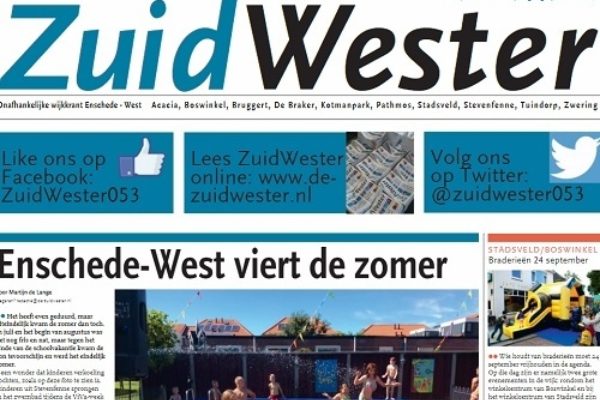 Onze school in de wijkkrant Enschede-West
