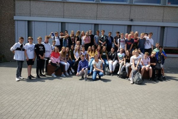 Uitwisseling Rhauderfehn en Bonhoeffer College Bruggertstraat